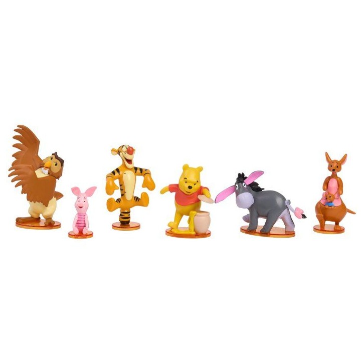 Coffret figurines - DISNEY - Winnie l'Ourson - 6 figurines de 8 cm - Collection Coffret figurines - DISNEY - Winnie l'Ourson - 6 figurines de 8 cm - Collection