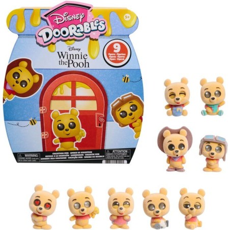 Coffret collector figurines - DISNEY Doorables - Winnie l'Ourson - 9 f