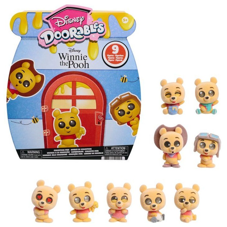 Coffret collector figurines - DISNEY Doorables - Winnie l'Ourson - 9 figurines exclusives - Collection Coffret collector figurines - DISNEY Doorables - Winnie l'Ourson - 9 figurines exclusives - Collection