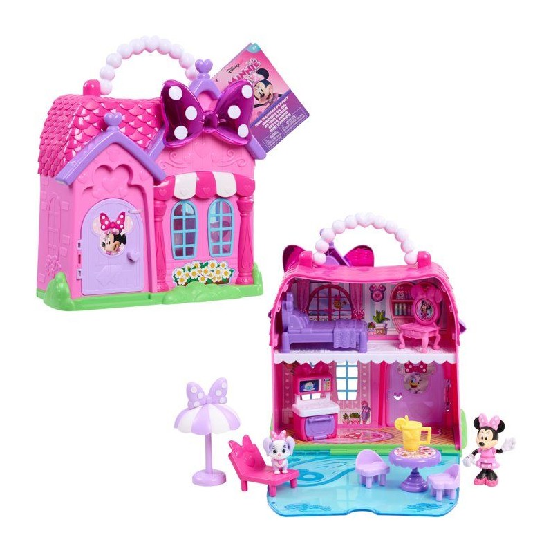 Maison de poupée transportable - DISNEY - Minnie Mini Manoir - 2 éta