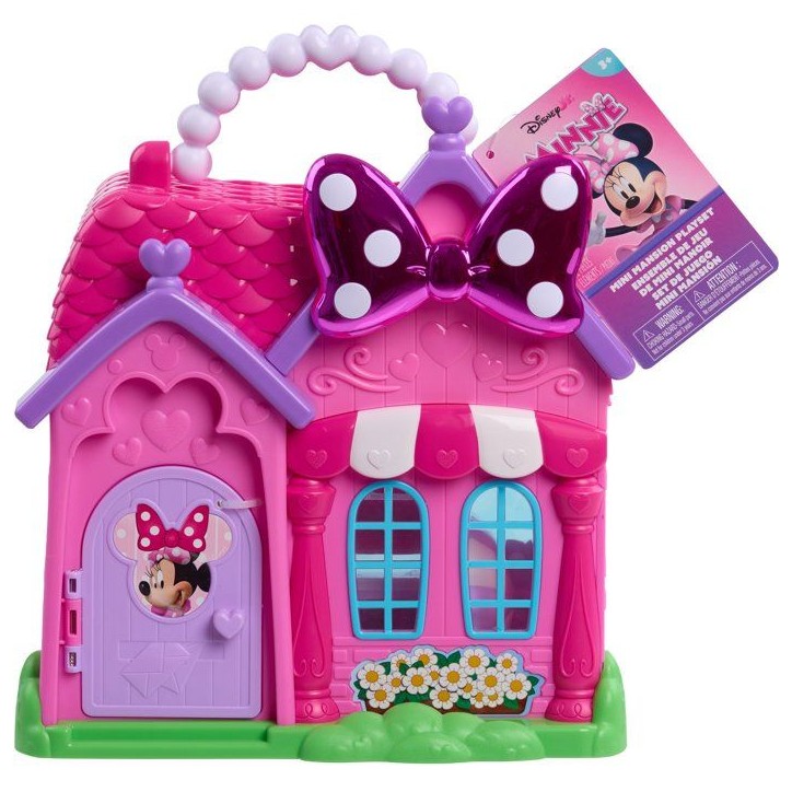 Maison de poupée transportable - DISNEY - Minnie Mini Manoir - 2 étages - Figurine incluse Maison de poupée transportable - DISNEY - Minnie Mini Manoir - 2 étages - Figurine incluse