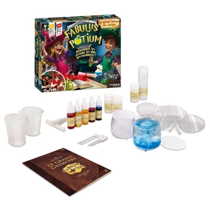 FABULUS POTIUM - Jeu de société - DUJARDIN - Participez au tournoi des sorciers en concoctant des potions extraordinaires ! FABULUS POTIUM - Jeu de société - DUJARDIN - Participez au tournoi des sorciers en concoctant des potions extraordinaires !
