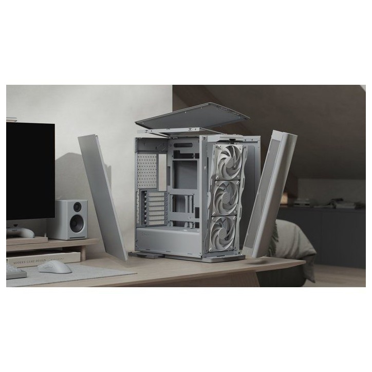 Boîtier PC Moyen Tour - FRACTAL DESIGN - Define One Dark Solid - Façade fermée - 3 ventilateurs Momentum - Noir Boîtier PC Moyen Tour - FRACTAL DESIGN - Define One Dark Solid - Façade fermée - 3 ventilateurs Momentum - Noir