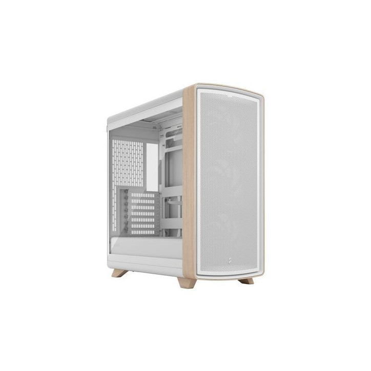Boîtier PC Moyen Tour - FRACTAL DESIGN - Summit Chalk White TG Clear Tint - Verre trempé - Blanc