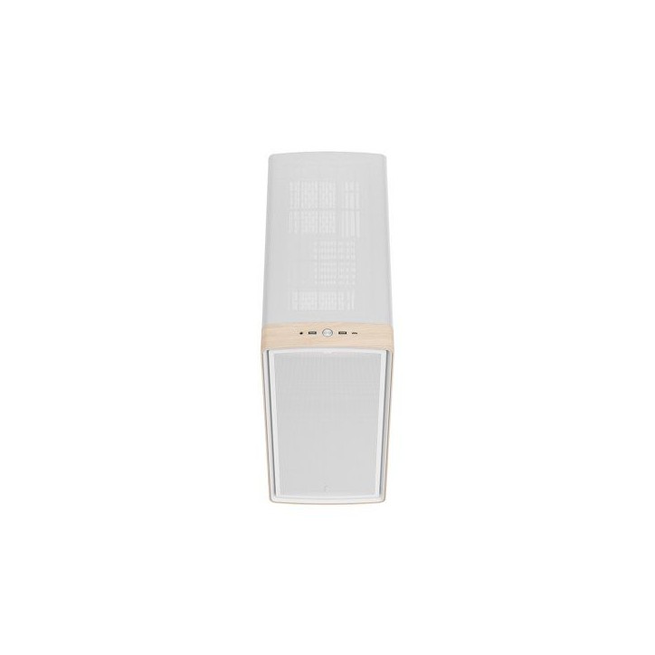 Boîtier PC Moyen Tour - FRACTAL DESIGN - Summit Chalk White TG Clear Tint - Verre trempé - Blanc