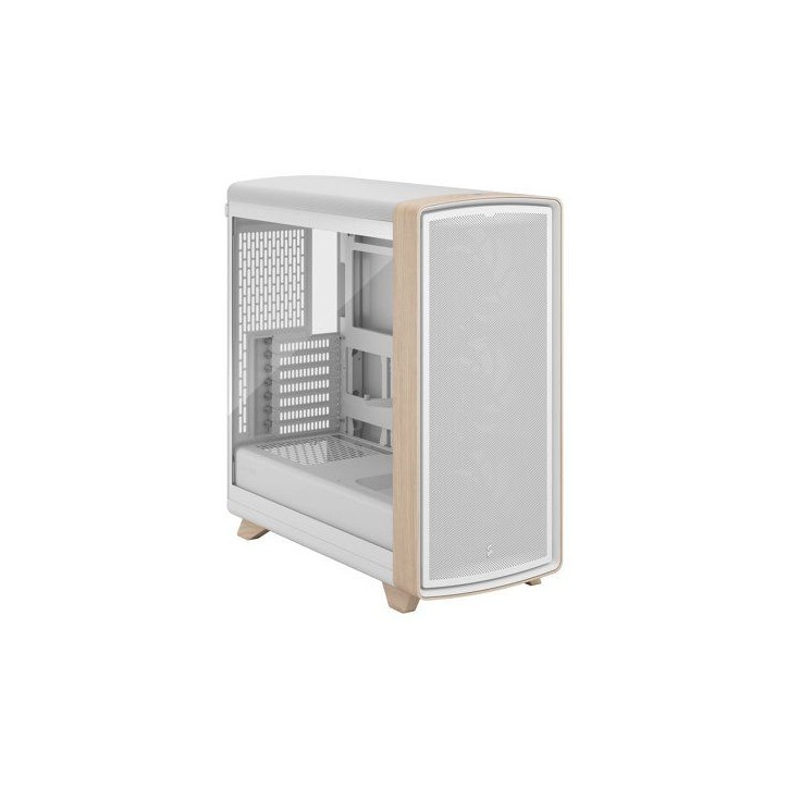 Boîtier PC Moyen Tour - FRACTAL DESIGN - Summit Chalk White TG Clear Tint - Verre trempé - Blanc