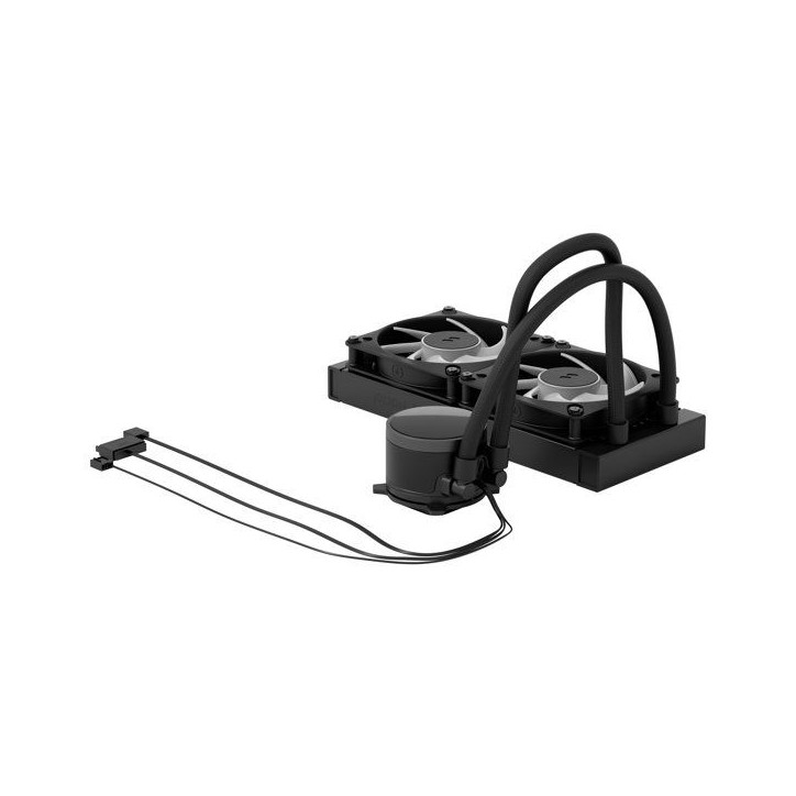FRACTAL DESIGN - Radius 240 RGB Black - Watercooling AIO RGB - Ventilateurs 240 mm