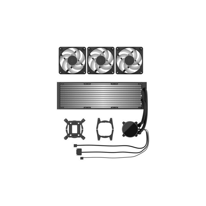 FRACTAL DESIGN - Radius 360 RGB Black - Watercooling AIO RGB - Ventilateurs 360 mm