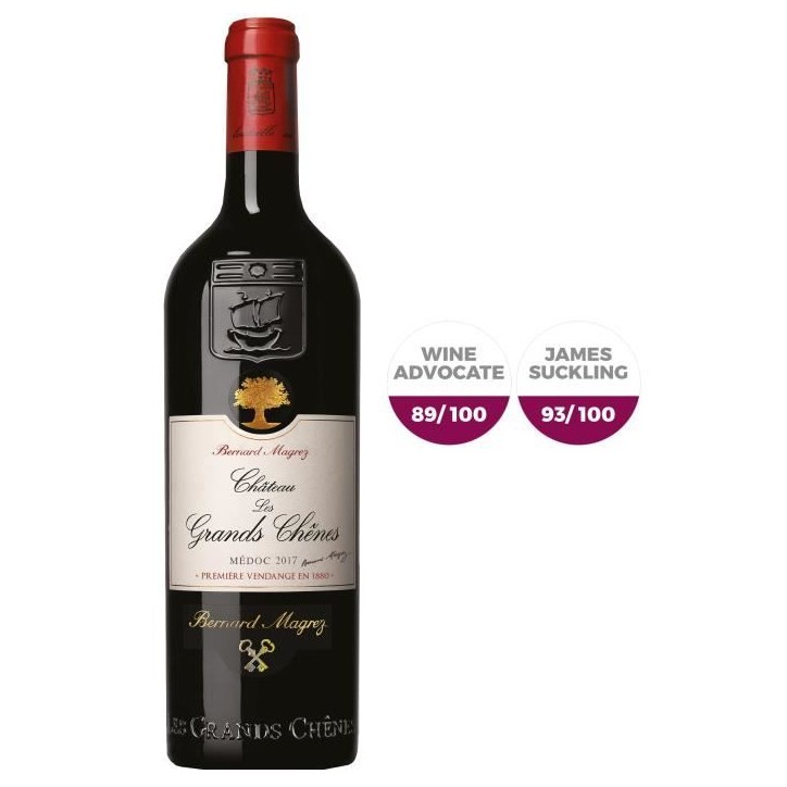 Château Les Grands Chênes 2017 Médoc - Vin rouge de Bordeaux