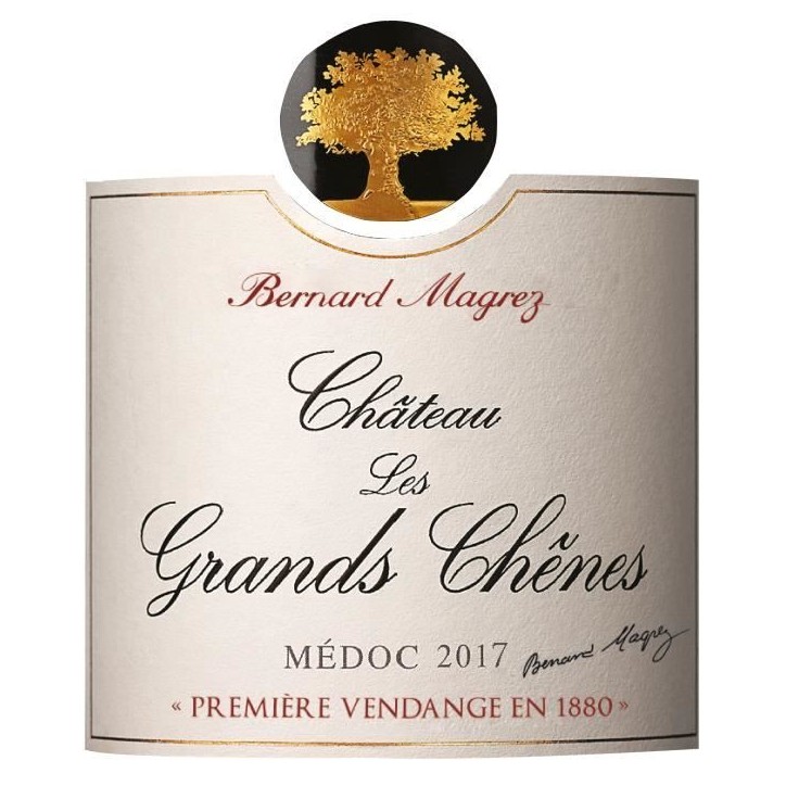 Château Les Grands Chênes 2017 Médoc - Vin rouge de Bordeaux