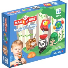 GEOMAG Magicube Blocks Stacking Jungle - Blocs magnétiques - plastiqu