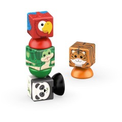 GEOMAG Magicube Blocks Stacking Jungle - Blocs magnétiques - plastiqu