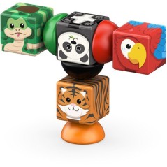 GEOMAG Magicube Blocks Stacking Jungle - Blocs magnétiques - plastiqu