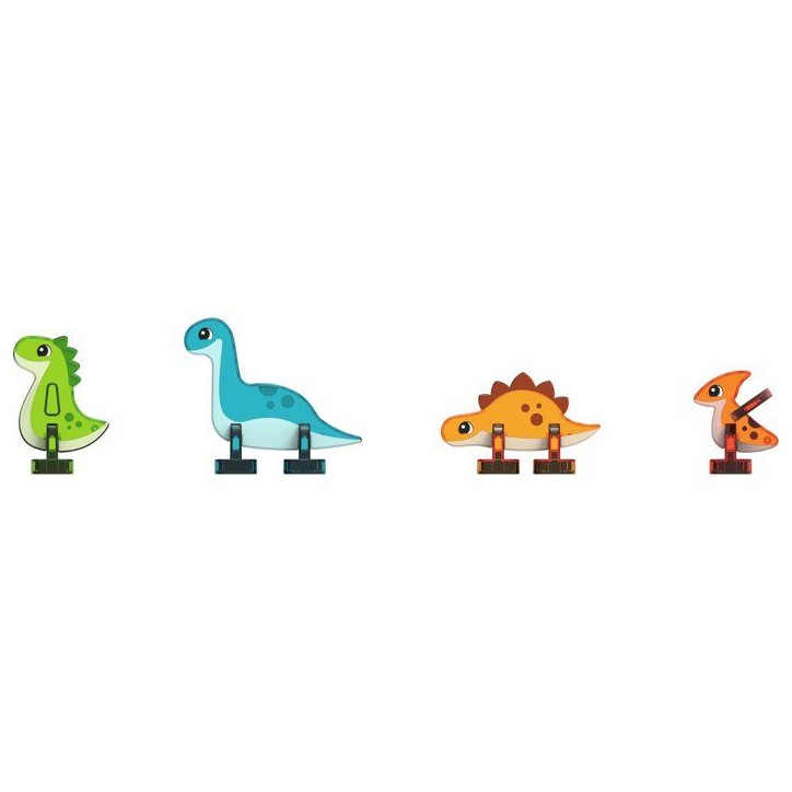GEOMAG Magnetic Tiles Dino World - Jeu de construction magnétique - tuiles magnétiques - 25 pièces - dès 3 ans - tuiles et d GEOMAG Magnetic Tiles Dino World - Jeu de construction magnétique - tuiles magnétiques - 25 pièces - dès 3 ans - tuiles et d