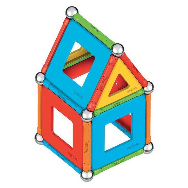 GEOMAG Supercolor Panels Recycled - Jeu de construction magnétique - plastique recyclé - 78 pièces - dès 3 ans
