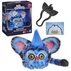 Furby Furblets Derpy le tigre, KPop Demon Hunters, mini peluche électronique de collection de 7,5 cm, pour enfant dès 6 ans