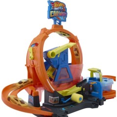 Playset - HOT WHEELS - Mega Station Lavage JHL97 - Looping 45 cm - Eau