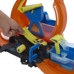 Playset - HOT WHEELS - Mega Station Lavage JHL97 - Looping 45 cm - Eau