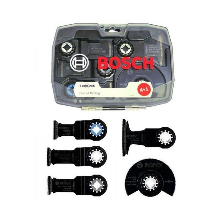 Coffret 5 lames outils oscillant STARLOCK Best for cutting - BOSCH - 2608664131