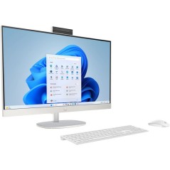 PC Tout-en-un HP 27-cr0081nf - Windows 11 - 27" FHD IPS - Core i5-1334U - RAM 8Go - Stockage 512Go SSD - Clavier et souris sans