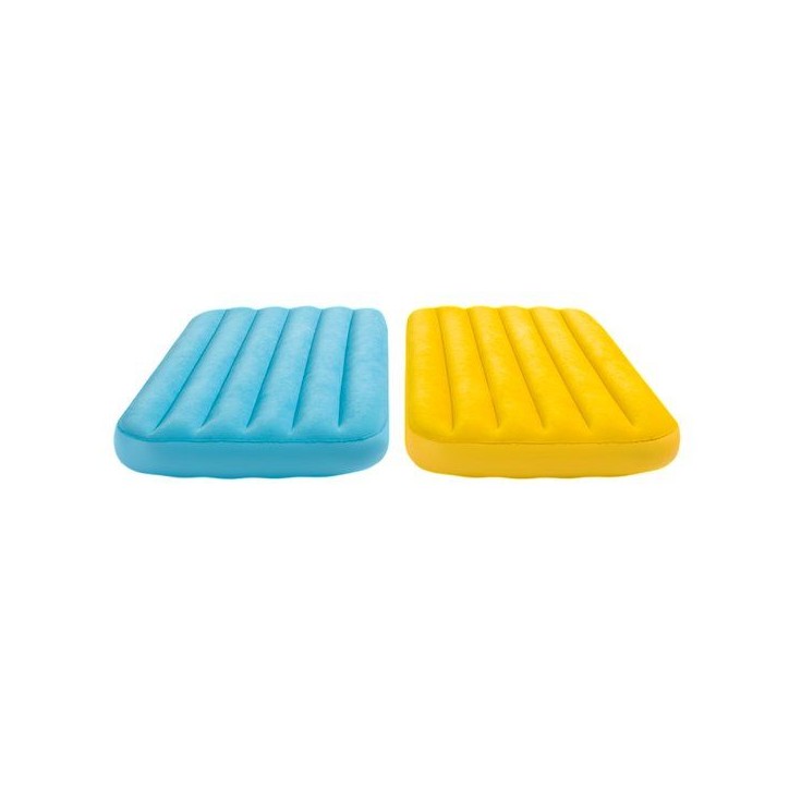 Matelas gonflable junior INTEX - 66803NP - 1,57 x 0,88 x 0,18 m - 1 personne - Intéieur - Coloris aléatoire (bleu ou jaune)