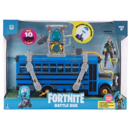 Véhicule Battle Bus - FORTNITE - lumières et sons - figurine Jonesy incluse