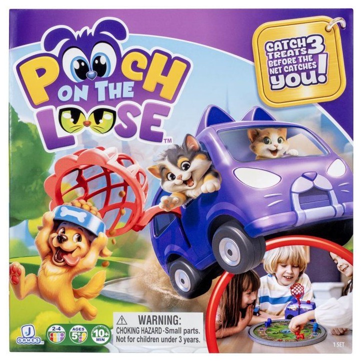 Toutou en cavale - Jeu de plateau - JAZWARES - chiots gourmands