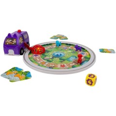 Toutou en cavale - Jeu de plateau - JAZWARES - chiots gourmands