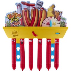 Jeu de réflexe - JAZWARES - Hot Dog Drop - mode équipe - hauteur ré