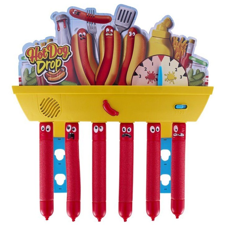 Jeu de réflexe - JAZWARES - Hot Dog Drop - mode équipe - hauteur réglable Jeu de réflexe - JAZWARES - Hot Dog Drop - mode équipe - hauteur réglable