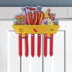 Jeu de réflexe - JAZWARES - Hot Dog Drop - mode équipe - hauteur ré