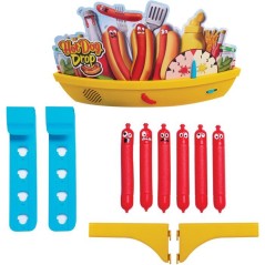 Jeu de réflexe - JAZWARES - Hot Dog Drop - mode équipe - hauteur ré