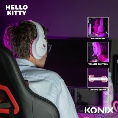 Casque gaming circum-aural - Filaire - Konix - PC, PS5, Switch 2 et Xb