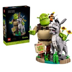 LEGO Shrek 72423 - Figurine Shrek et ses amis l'âne et le chat potté
