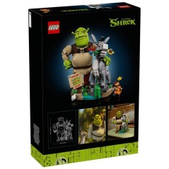 LEGO Shrek 72423 - Figurine Shrek et ses amis l'âne et le chat potté