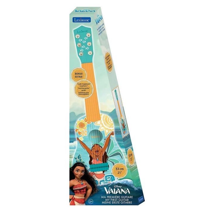 LEXIBOOK - Ma Première Guitare Vaiana - 53cm