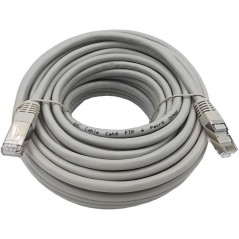 Câble RJ45 - LINEAIRE - PCC6FI - Cat.6 - Blindé - F/UTP - 15m
