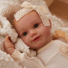 Baby born Real - Poupon Fille - Peau très claire - Yeux ouverts - Pou