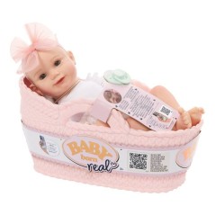 Baby born Real - Poupon Fille - Peau claire - Yeux ouverts - Poupon r