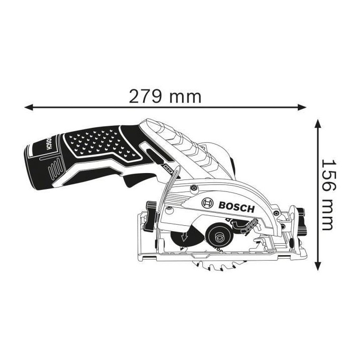 Scie circulaire Bosch Professional GKS 12V-26 + 2 batteries 3,0Ah + L-Boxx - 06016A1005 Scie circulaire Bosch Professional GKS 12V-26 + 2 batteries 3,0Ah + L-Boxx - 06016A1005