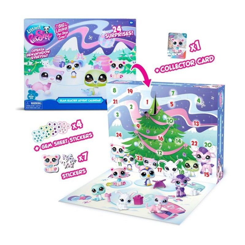 Calendrier de l’Avent - LITTLEST PET SHOP - BF01148 - 24 surprises -