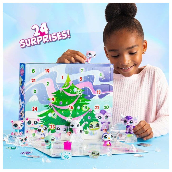 Calendrier de l’Avent - LITTLEST PET SHOP - BF01148 - 24 surprises - Figurines - Accessoires