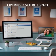 Clavier - Sans fil - Logitech - Signature Slim K950 - AZERTY - Blanc