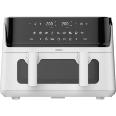 Air Fryer - MEDION - P25 XXL Flex M - Grande capacité 10,8 L - Sépar