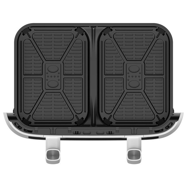 Air Fryer - MEDION - P25 XXL Flex M - Grande capacité 10,8 L - Séparateur - 3040 W - Finition Blanc Mat - 43 x 38,8 x 31,5 cm