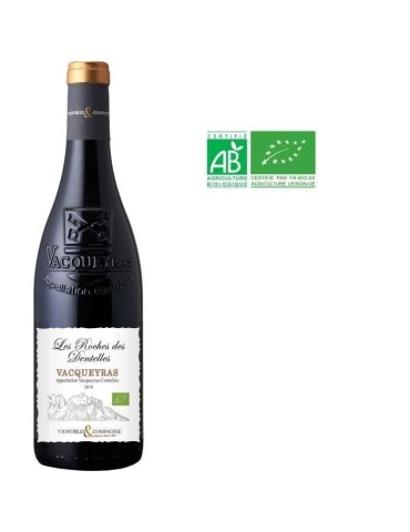 Les Roches des Dentelles 2018 AOC Vacqueyras - Vin rouge de la Vallée du Rhône - Bio