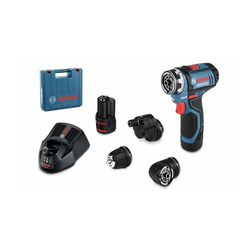 Perceuse-visseuse Bosch Professional GSR 12V-15 FC + 2 batteries 2,0Ah Perceuse-visseuse Bosch Professional GSR 12V-15 FC + 2 batteries 2,0Ah