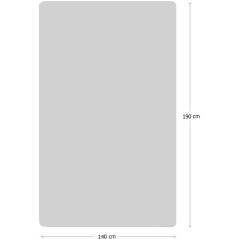 Tapis enfant Licorne 140 x 190 cm - Épaisseur : 10 mm - 700 g/m² - R
