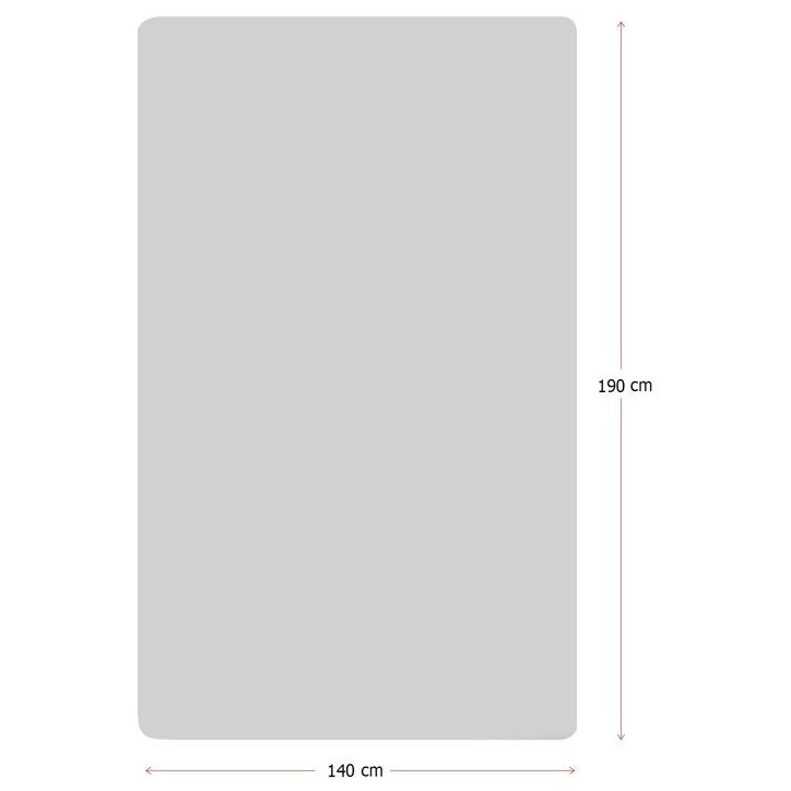 Tapis enfant Licorne 140 x 190 cm - Épaisseur : 10 mm - 700 g/m² - Revers antidérapant - Antibactérien - Lavable en machine