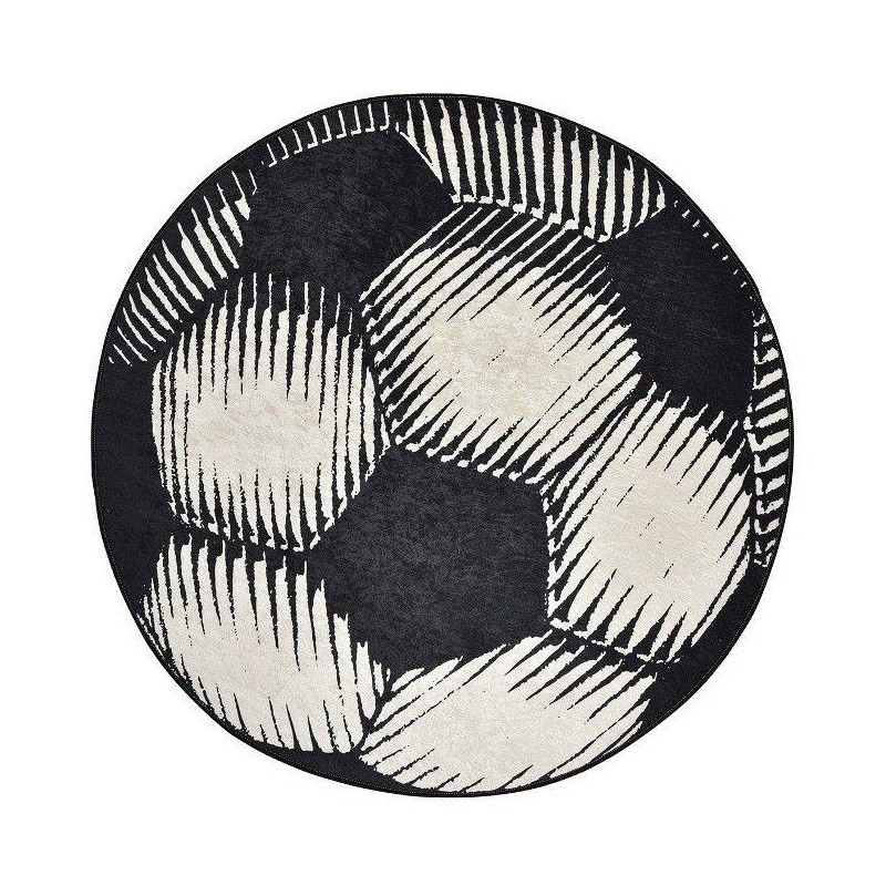Tapis rond 140 cm - Chambre enfant - Polyester - 700 g/m² - Toucher d